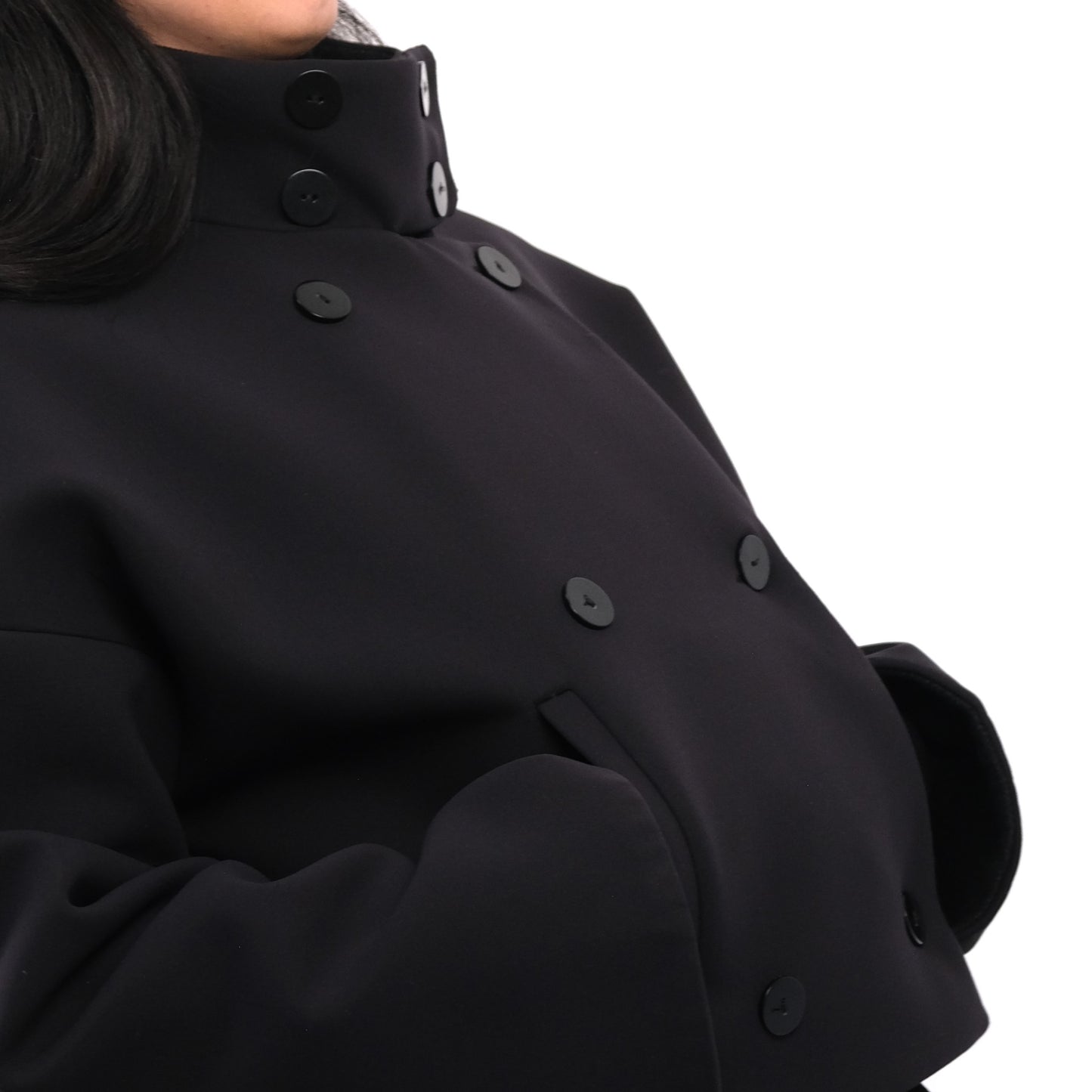 Manteau court réversible Recto-Verso